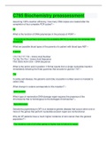 C785 Biochemistry preassessment Questions And Answers&lpar; Complete Solution&rpar;Score A