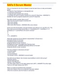 SAFe 5 Scrum Master with complete solution