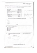 Exam Accounting incl. elaboration 64 multiple choice questions