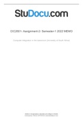 CIC2601 ASSIGNMENT 2 &sol;3