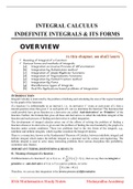 Indefinite Integration Skills & Techniques