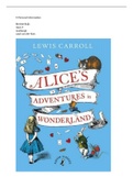 Book Report English Alice's Adventures in Wonderland, ISBN: 9781447279990