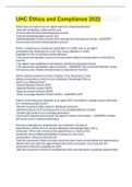 UHC ethics and compliance BUNDLED SET FULL PACK COMPREHENSIVE SOLUTION