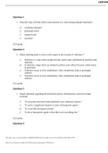 Exam (elaborations) NUR 2407 Pharmacology Module 2 Quiz (NUR 2407 Pharmacology Module 2 Quiz) VERIFIED
