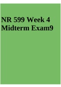 NR 599 Week 4 Midterm Exam 2022.