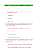 ENPC EXAM&sol;&period; QUESTIONS AND ANSWERS&period;&sol;SCORE BEST