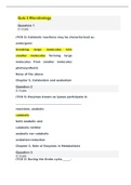 BIOS242 Quiz 3 &colon; Microbiology&colon; Chamberlain College of Nursing&lpar;100&percnt; correct&comma; Verified by Best Tutor&rpar;