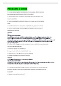PN3 EXAM 2 GUIDE QUESTIONS AND ANSWERS&lpar; BEST SOLUTION&rpar; RATED A&plus;