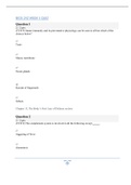 BIOS242 Quiz 5 &lpar;2 Latest Versions&rpar;&colon; Microbiology&colon; Chamberlain College of Nursing&lpar;100&percnt; correct&rpar;