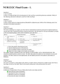  NUR1212C Final Exam - 1&period;&sol; NUR1212C Final Exam - 1&period;