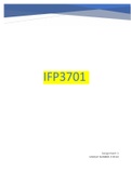 IFP3701 Assignment 1 2022