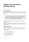 Chapter 2&colon; Atoms and Elements
