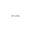 AFL1501 Assignment 6 Final portfolio first semester 2022