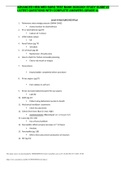 ADVANCED HESI MED SURG TEST BANK 2020/2021 STUDY GUIDE V2 LATEST QUESTIONS WITH COMPLETE ANSWERS (GRADE A)
