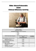 Elder Abuse/Vulnerable Adult Clinical Dilemma Activity John Peterson, 82 years old (answered)