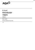  PSYC 175 Specimen 2 MS - Paper 3 AQA Psychology A-level