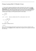  Portage Learning Math 110 Module 6 Exam 
