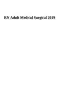 RN Adult Medical Surgical 2019