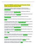 Navy E-6 PMKEE Leadership and Character Study Guide &lpar;answered&rpar; Summer 2022&period;