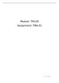Essay  TM129 (TMA01) Technologies in Practice
