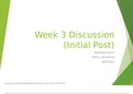 MATH-221 Week 3 Discussion: Posts [GRADED A]