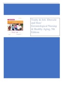 Touhy & Jett- Ebersole and Hess&rsquo; Gerontological Nursing & Healthy Aging&comma; 5th Edition