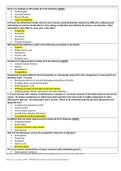 Internal Medicine &lpar;EOR&rpar; End of Rotation Questions AND Answers 2022&sol;2023