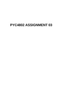 PYC4802 ASSIGNMENT 03.