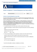 N4455 Nursing Leadership and Management Module 3 Assignment 1: Financial Management Case Study vsp21(2).