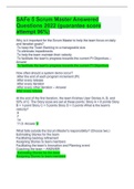 SAFe 5 Scrum Master Answered Questions 2022 &lpar;guarantee score attempt 96&percnt;&rpar;