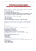 SAFe 5 Scrum Master 2022 - Questions With Answers