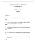 Organizational Behavior, Talya Bauer - Exam Preparation Test Bank (Downloadable Doc)