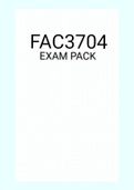 FAC3704 EXAM PACK