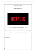IB Business Management HL EE: Netflix's Marketing Strategies 
