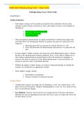 NURS 3032 Pathophysiology Exam 1 Study Guide Updated
