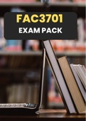 FAC3701 Exam Pack (Questions and answers)
