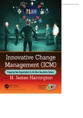 Innovative Change Management ICM Preparing Your Organization