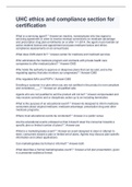 UHC ethics and compliance section for certification Questions With Answers 2022&sol;2023
