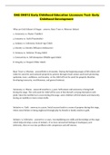 OAE OH012 Early Childhood Education Licensure Test- Early Childhood Development