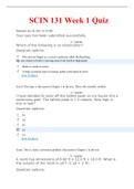 SCIN 131 Week 1 &comma;2&comma;3&comma;7 Quizzes &sol; SCIN131 Week 1&comma;2&comma;3&comma;7 Quizzes&colon;Latest-2022