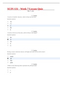 SCIN 131 quiz 7 &sol; SCIN131 quiz 7&colon;Latest-2022