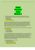 Patho Practice Exam Module 4