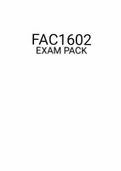 FAC1602 EXAM PACK