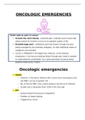 Oncologic Emergencies