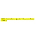 NR 602 Midterm Exam – Question with Answers (Latest, Graded A)