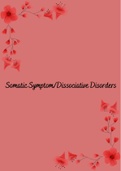 Somatic Symptom/Dissociative Disorders (Definitions & DSM-5)