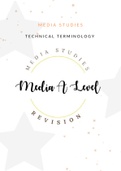 A Level Media Technical Terminology