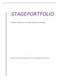 Stageportfolio PL3 &lpar;Klinisch redeneren & Onderzoekend vermogen&rpar;