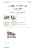 samenvatting celbiologie alle hoofdstukken (Thomas Voets)