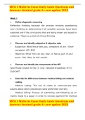 NR511 Midterm Exam Study Guide Questions and Answers Attained grade A&plus; new update 2022